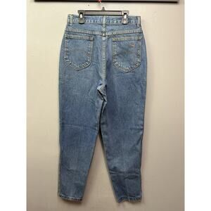 Vintage 90s Chic Mom Blue Jeans Denim Womens 12 High Rise Tapered Leg 28x30‎
